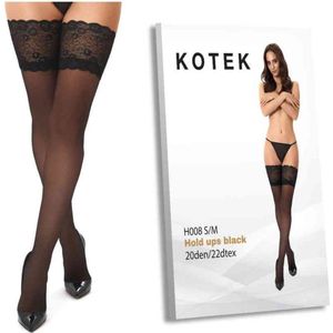 Kotek - H008 - Hold-up Kousen - Zwart - 20DEN