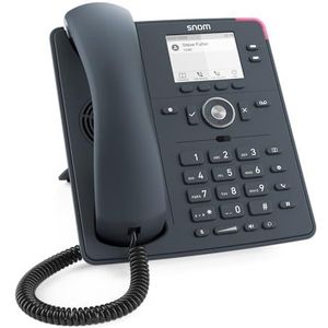 Snom D140 - VoIP-telefoon - Leigrijs - LCD-scherm 2,8" - 2 SIP-accounts