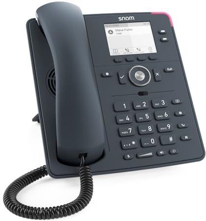 Snom D140 - VoIP-telefoon - Leigrijs - LCD-scherm 2,8" - 2 SIP-accounts