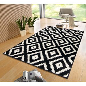 HANSE Home Teppich »Raute«, rechteckig, 9 mm Höhe, Läufer, Kurzflor, Skandi, Raute, Wohnzimmer, Schlafzimmer, Flur