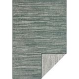 ELLE DECORATION Teppich "Mèlange Wendeteppich", rechteckig, 5 mm Höhe, Flachgewebe, In-& Outdoor, Modern, beidseitig, Balkon, Wohnzimmer