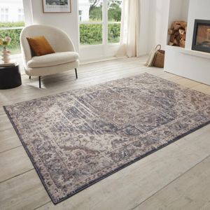 Carpetsale24 Vloerkleed Beige Effen Laagpolig Vloerkleed voor woonkamer of slaapkamer Modern en zacht Tapijt 80 x 250 cm