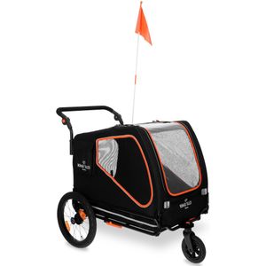 Nomad Tales Hondenfietskar Spirit Bike Trailer 145 x 72 x 102 cm, tot 45 kg