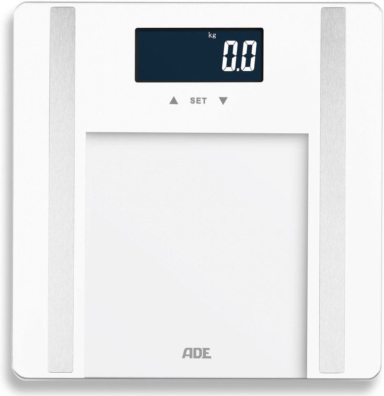 ADE - Ines - Digitale Weegschaal - Wit - Tot 200 kg - Met Lichaamsanalyse