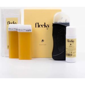 Fleeky - Wax-Roller Kit - Ontharingswax - Professionele Ontharing Thuis