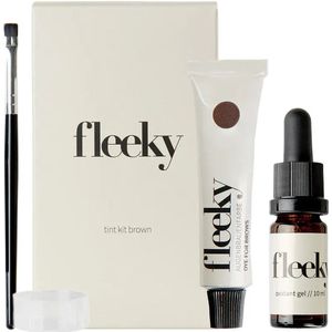 Fleeky - Tint Kit - Bruin - 15 ml - Voor Intense Wenkbrauwen