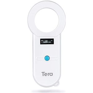 Tera Microchiplezer voor huisdieren, RFID-lezer, draagbare OLED-display, oplaadbare datalezer, EMID FDX-B (ISO11784/85) ondersteuning voor dierenbeheer