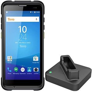 Tera 2023 Nieuwste Android PDA Barcodelezer met Android Opladen Cradle 9 Zebra SE4710 NFC 4G Wi-FI GPS BT 1D/2D/QR Barcode Scanner 5,5"" HD Scherm voor Logistiek Magazijn P166