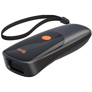 Tera Pro Series 2D QR 3-in-1 draagbare mini-barcode-scanner, Bluetooth & USB-kabel & 2,4G draadloos met Time Prefix/Suffix, 1200mAh betere efficiëntie, model 1300 oranje