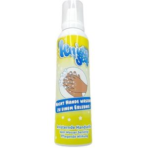 Knisperzeep 150 ml in verschillende geuren, unieke knetterende handzeep, handen wassen tot een ervaring maken, zeep zonder water (zonneschijn)