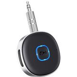 Mohard Bluetooth Ontvanger 5.0, Mini Aux Bluetooth Auto-ontvanger voor Stereo / Luidspreker / Hoofdtelefoon, Bluetooth Auto-adapter Jack 3,5 mm, Handsfree Bellen, Dual Connection