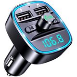 Mohard - Bluetooth FM-Zender - Autoadapter - Zwart - Kunststof