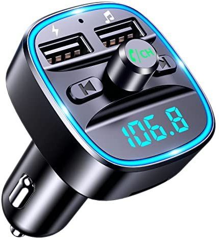 Mohard - Bluetooth FM-Zender - Autoadapter - Zwart - Kunststof