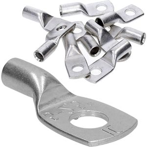 10 stuks Kalitec HR2-5 standaard buiskabelschoenen 2,5 mm² M5 I zonder kijkgat I Made in Germany
