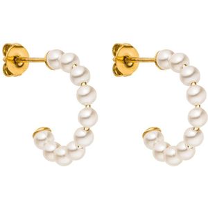 Purelei Paar Creolen Schmuck Geschenk Pure Soul Ohrringe, 23171, mit Muschelperle