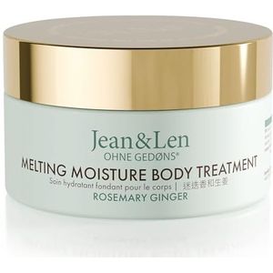 Jean & Len Melting Moisture Body Butter Rozemarijn & Gember, voor een geurig verzorgingsresultaat, voor de normale huid, voedende body butter, zonder parabenen & siliconen, 200 ml