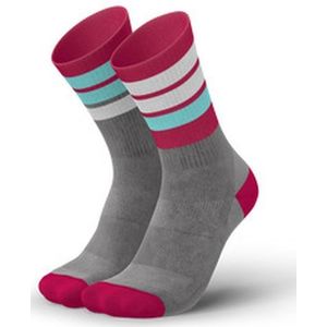 incylence merino strive sokken grijs roze