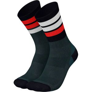 incylence - Merino Strive - Sokken - Blauw Rood