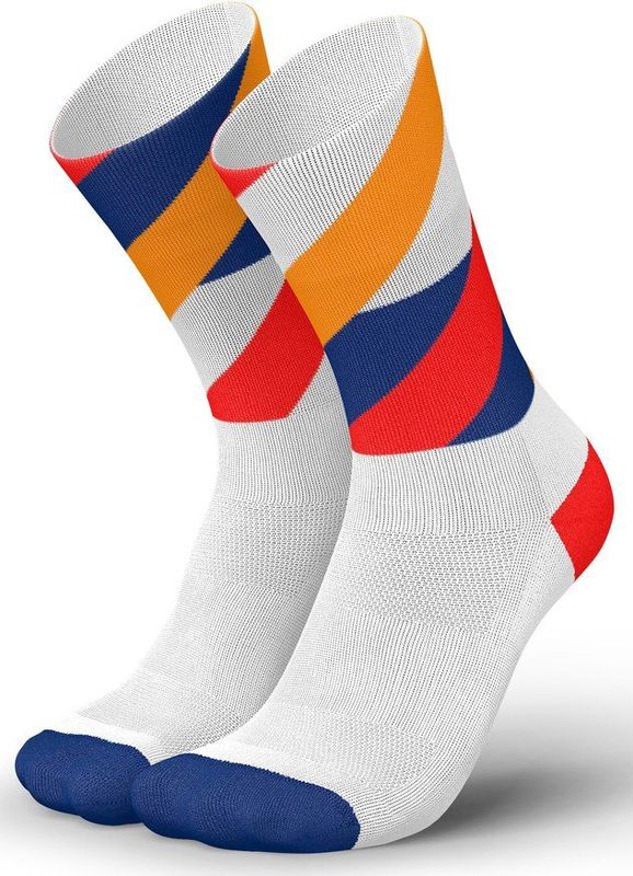 FLIPBELT - Running Loops - Wit Oranje Inferno - Sportsokken