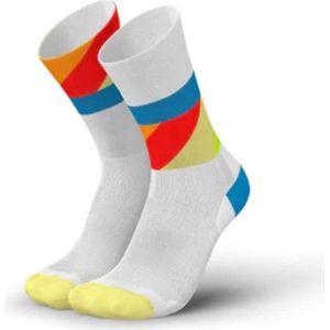 INCYLENCE - LUTRALIGHT HC STRIDES - Sportsokken - Wit Blauw Inferno