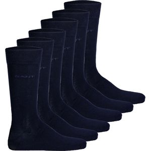 GANT - Sokken Set - 6 Stuks - Eenkleurig - Gekämmde Katoen