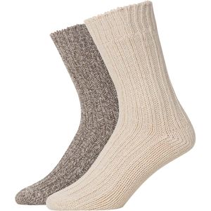 SNOCKS - Noorse Sokken - Gemêleerd Design - 2 Paar - Heren en Dames