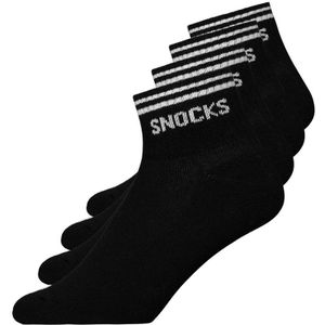 SNOCKS - Retro Enkelhoge Sneaker Sokken - 4 Paar - Dames & Heren