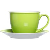 Ritzenhoff & Breker Milchkaffee Tasse mit Untertasse Doppio 350 ml