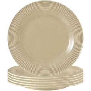 Seltmann Weiden Frühstücksteller Beat Color Glaze ø 23,3 cm 6er Set