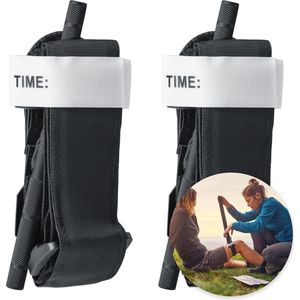 Tourniquet (2 Stuks) - Hoogwaardige Drukverbanden voor Noodgevallen en Eerste Hulp - Eenvoudig te Gebruiken en Effectief - Onmisbaar voor Outdoor, Militie, Sport en Reddingsdiensten