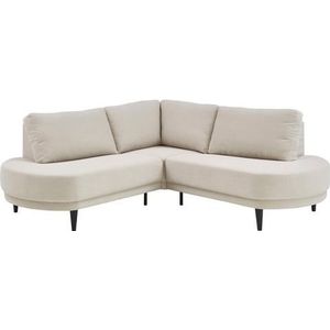 ATLANTIC home collection Ecksofa "Ronny L-Form", mit Wellenunterfederung, organische Formsprache, organisches Sofa