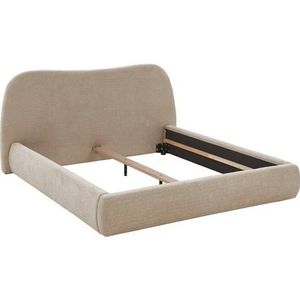 Atlantic Home Collection Gestoffeerd bed SOPHIE, bedframe zonder lattenbodem of matras, beige, 180 x 200 cm