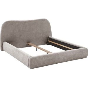 Atlantic Home Collection Gestoffeerd bed Sophie, bedframe zonder lattenbodem of matras, grijs, 180 x 200 cm