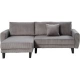 ATLANTIC home collection Ecksofa "Leonid L-Form", mit Schlaffunktion und Bettkasten