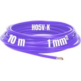 Kalitec - H05V-K - Fijndradige Kabel - 1x1,0 mm2 - 10 m - PVC-gecoat
