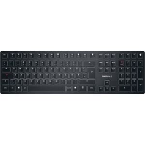 CHERRY KW X ULP + McAfee 1Y 3 User (DE, Bedraad, Draadloze), Toetsenbord, Zwart