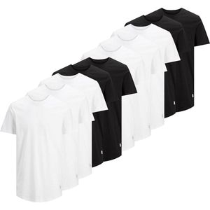 Jack&Jones T-shirt JJENOA Set van 10