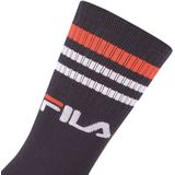 Fila - Sportsokken - Set van 6 - Comfortabele Geribde Borden met Contrastkleurig Logo