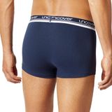 Schiesser - Uncover - Boxershorts - Blauw/Zwart - Stretch Katoen - 6-Pack