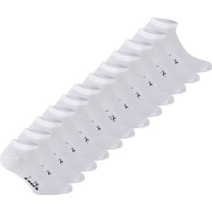 Diadora - Enkelsokken - Verpakking van 12 - Unisex - Effen Model