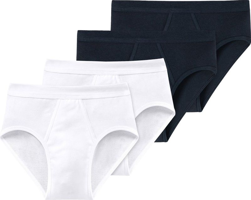 SCHIESSER - Slip ESSENTIALS - Verpakking van 4 - Katoen