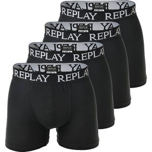 REPLAY Boxershorts  zwart / wit
