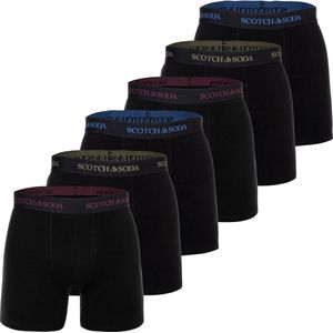 SCOTCH & SODA Boxershorts  blauw / donkerrood / zwart