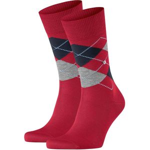 Burlington - Manchester - Sokken - Set van 2 - Hoogwaardige Herensokken met Argyle Patroon