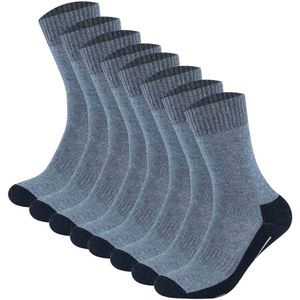 Camano - Sokken Set van 8 - Uniseks - Zachte Stretch Katoenmix
