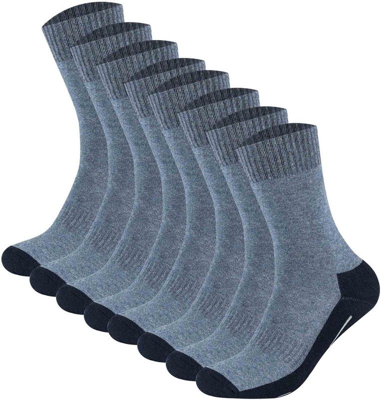 Camano - Sokken Set van 8 - Uniseks - Zachte Stretch Katoenmix