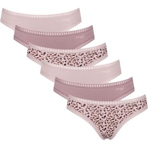 Sloggi - Slip GO Crush Mini C6P - Set van 6 - GOTS-gecertificeerd Biologisch Katoen