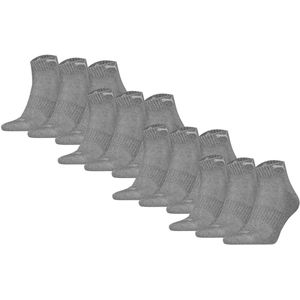 Puma - Cushioned Quarter - Sokken - Verpakking van 12