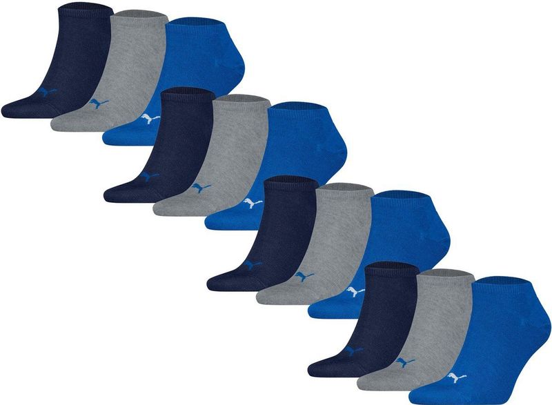 Puma - Sneakersokken - Effen - 12-pack