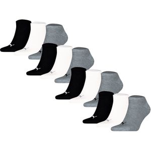 Puma - Sneakersokken - Effen - 12-pack